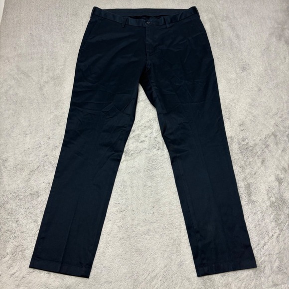 Jos. A. Bank Other - Jos. A. Bank Traveler Tailored Fit Navy Blue Dress Pants Mens 36W x 32L Stretch